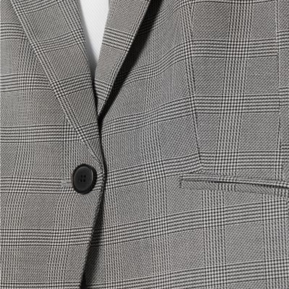 H&m fitted blazer houndstooth - Picture 2 of 4